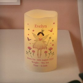 (image for) Personalised Fairy Princess Night Light LED Candle