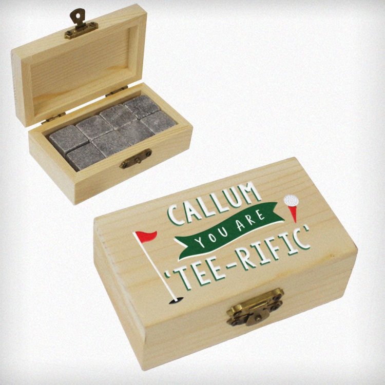 Modal Additional Images for Personalised Golf Whisky Stones