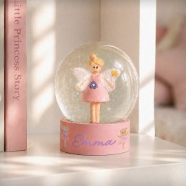 (image for) Personalised Nutcracker Characters Fairy Snow Globe
