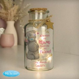 (image for) Personalised Me To You Forever My Friend LED Glass Jar
