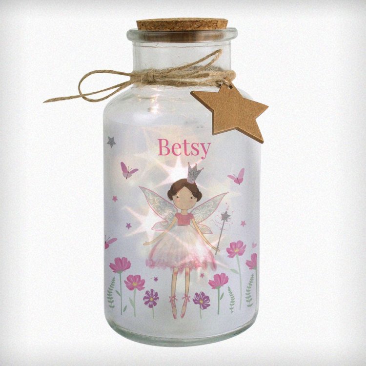 Modal Additional Images for Personalised Fairy Princess LED Glass Jar