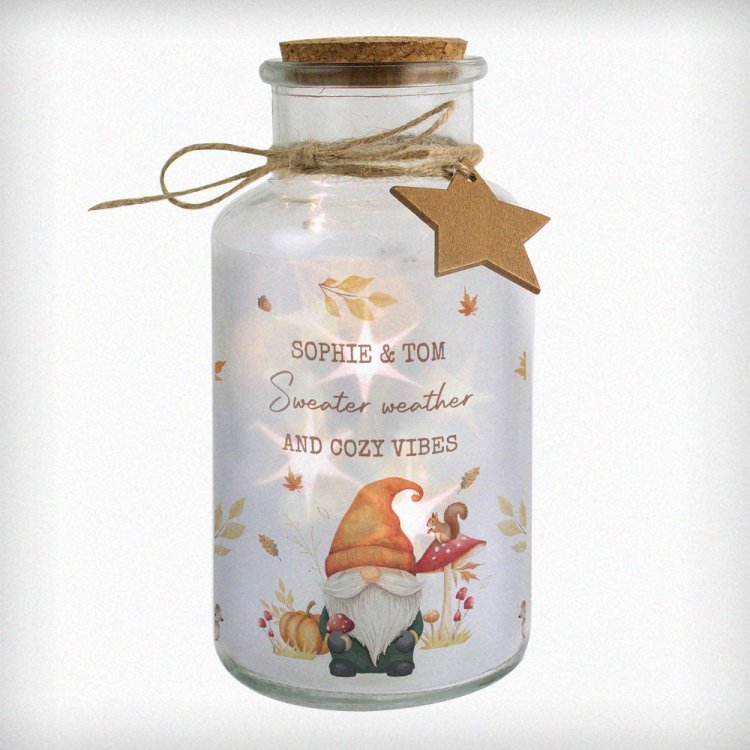 Modal Additional Images for Personalised Autumn Gonk LED Light Up Jar