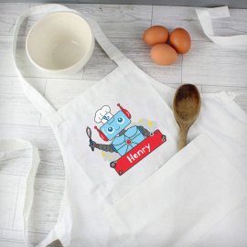 (image for) Personalised Robot Childrens Apron