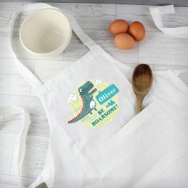 (image for) Personalised Dinosaur Childrens Apron
