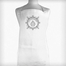 (image for) Bespoke Design White Adults Apron
