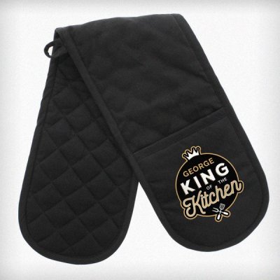 (image for) Personalised King of the Kitchen Oven Gloves