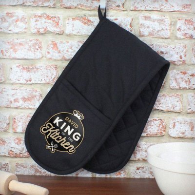 (image for) Personalised King of the Kitchen Oven Gloves