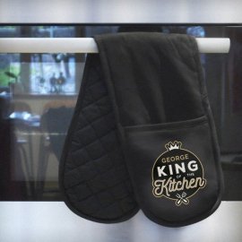 (image for) Personalised King of the Kitchen Oven Gloves
