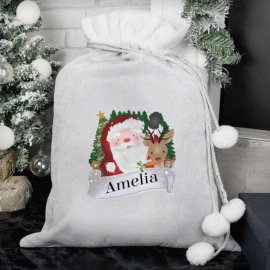 (image for) Personalised Christmas Santa Grey Sack