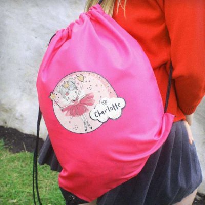 (image for) Personalised Fairy Pink Kit Bag