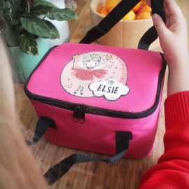 (image for) Personalised Fairy Pink Lunch Bag
