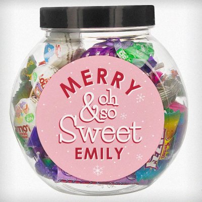 (image for) Personalised Merry & Oh So Sweet Jar