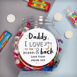 (image for) Personalised To the Moon and Back Sweet Jar