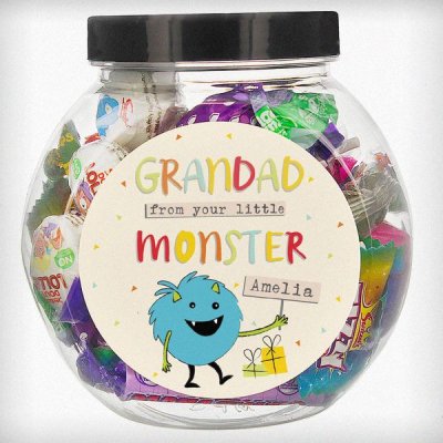(image for) Personalised Little Monster Sweet Jar