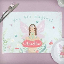 (image for) Personalised Toadstool Fairy Placemat