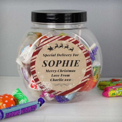 (image for) Personalised Special Delivery Sweet Jar