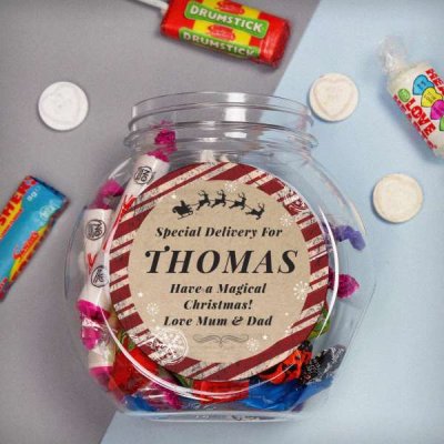 (image for) Personalised Special Delivery Sweet Jar