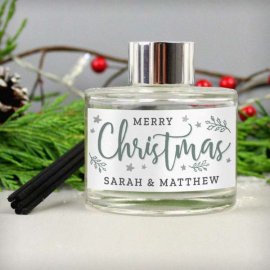 (image for) Personalised Merry Christmas Reed Diffuser