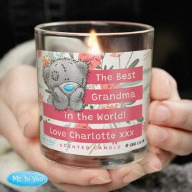 (image for) Personalised Me To You Floral Jar Candle