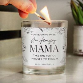 (image for) Personalised Mothers Day Floral Jar Candle