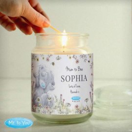 (image for) Personalised Me to You Floral Large Scented Jar Candle