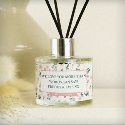(image for) Personalised Floral Reed Diffuser