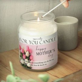 (image for) Personalised Especially For You Mothers Day Large Scented Jar Candle