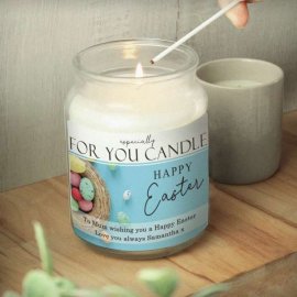 (image for) Personalised Especially For You Happy Easter Large Scented Jar Candle