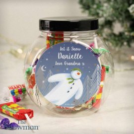 (image for) Personalised The Snowman Magical Adventure Sweet Jar