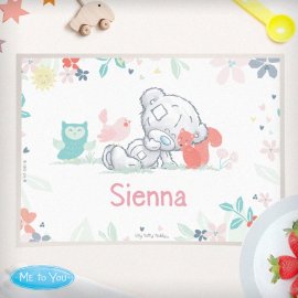 (image for) Personalised Tiny Tatty Teddy Woodland Animal Placemat