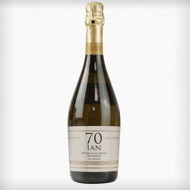 Modal Additional Images for Personalised Big Age Birthday Prosecco