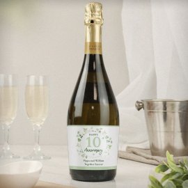 (image for) Personalised Botanical Anniversary Prosecco