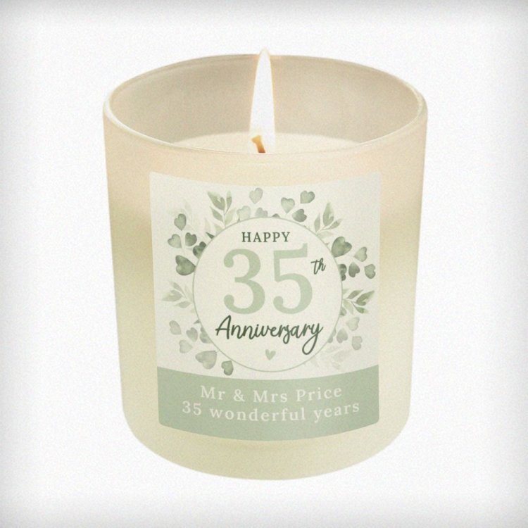 Modal Additional Images for Personalised Botanical Anniversary Candle Jar