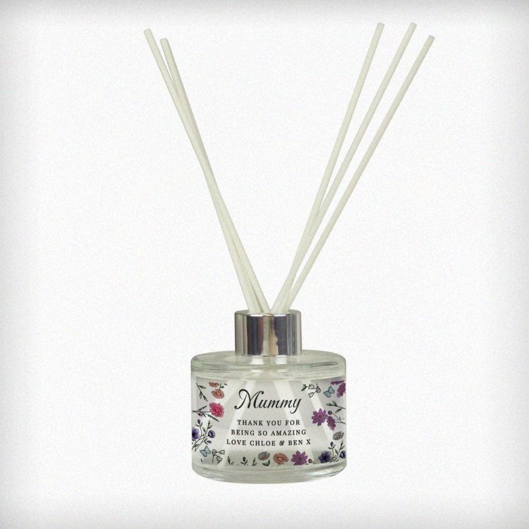 Modal Additional Images for Personalised Wild Flowers Reed Diffuser