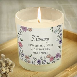 (image for) Personalised Wild Flowers Candle Jar