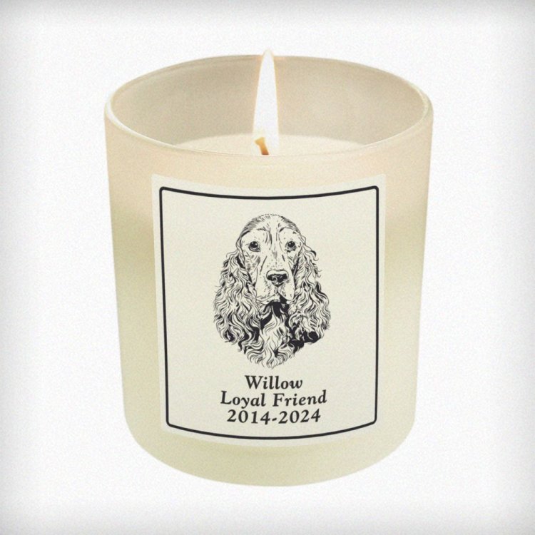 Modal Additional Images for Personalised Dog Breed Candle Jar