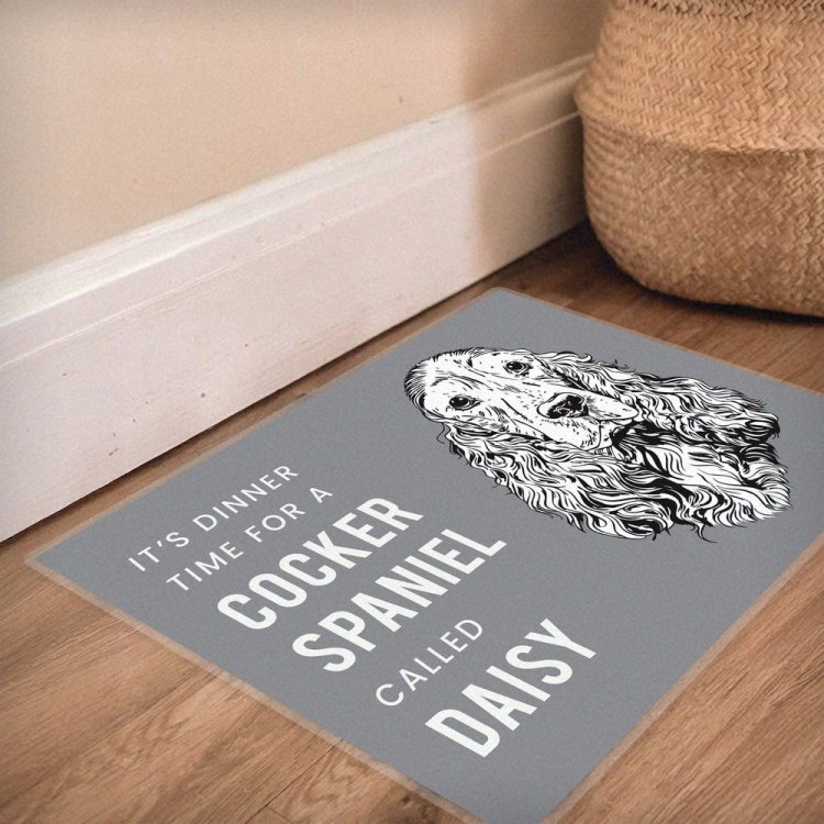 Modal Additional Images for Personalised Dog Breed Food Mat