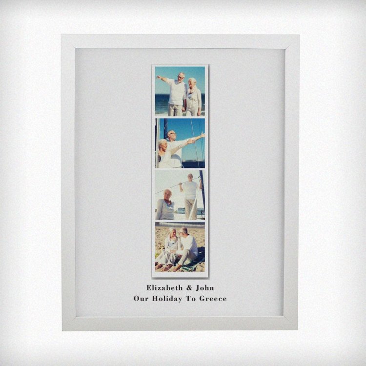 Modal Additional Images for Personalised Photo Upload Strip White Poster Frame