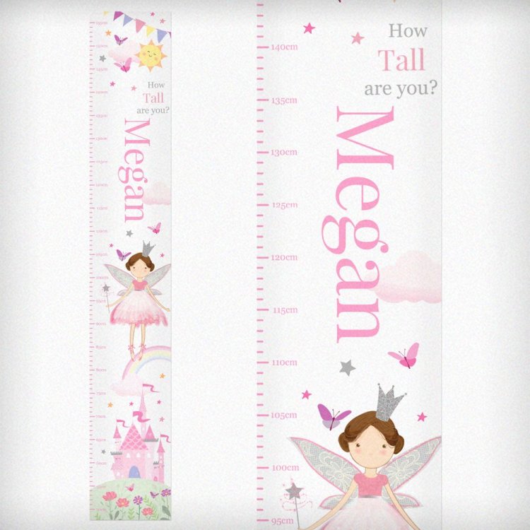 Modal Additional Images for Personalised Fairy Princess Height Chart