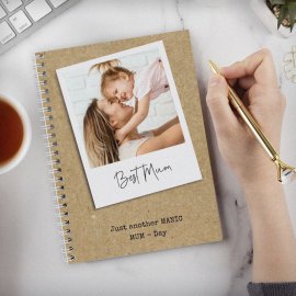 (image for) Personalised Photo Upload Polaroid Notebook