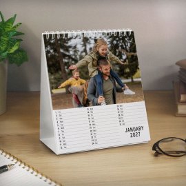 (image for) Personalised Photo Upload Desk Calendar