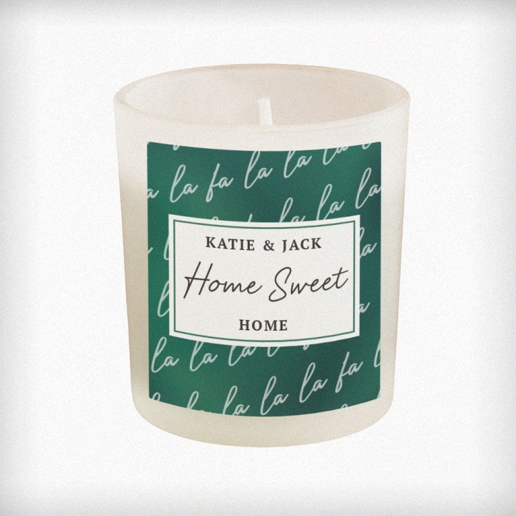 Modal Additional Images for Personalised Fa La La Candle Jar