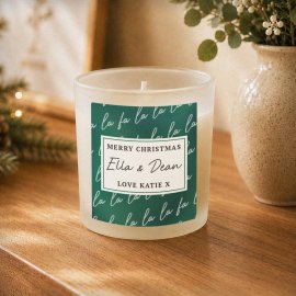 (image for) Personalised Fa La La Candle Jar