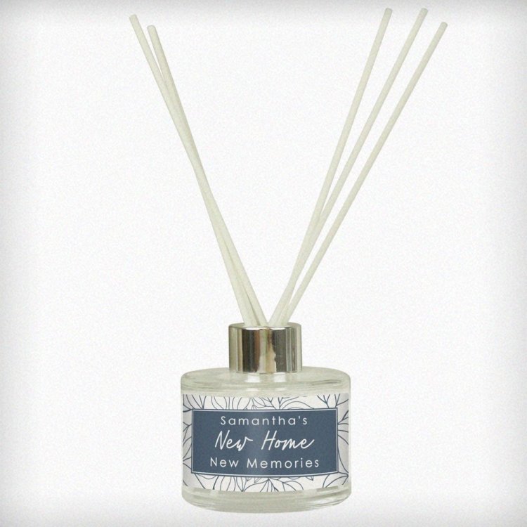 Modal Additional Images for Personalised Blue Botanical Reed Diffuser