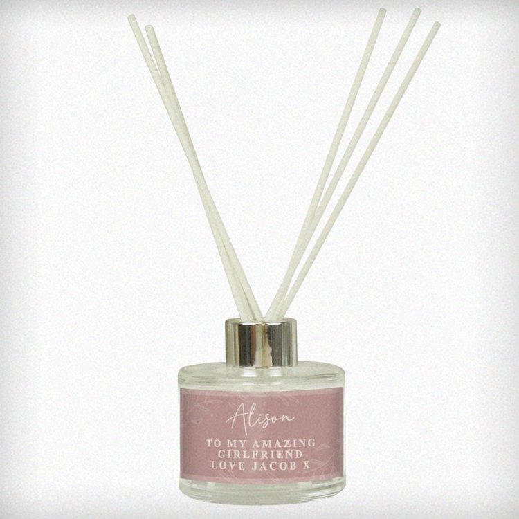 Modal Additional Images for Personalised Dusky Pink Reed Diffuser