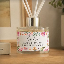 (image for) Personalised Bright Floral Reed Diffuser
