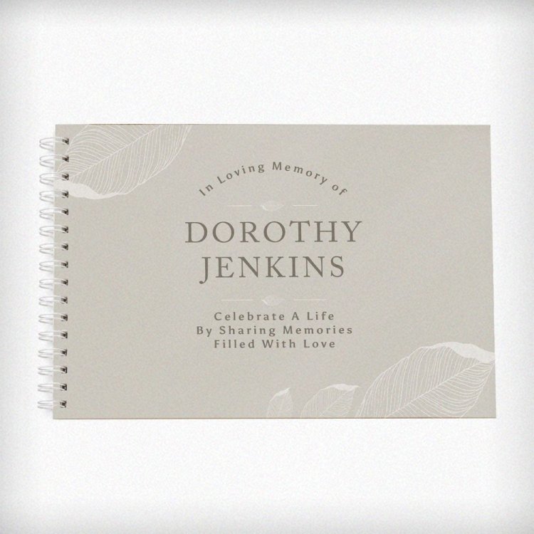 Modal Additional Images for Personalised Memorial Guest Book
