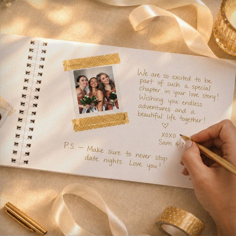 Modal Additional Images for Personalised Plum Wedding Guest Book