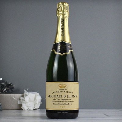 (image for) Personalised Crown Champagne