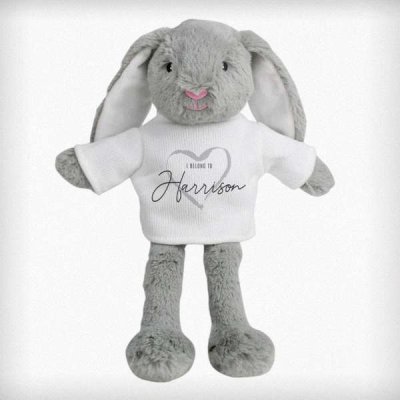 (image for) Personalised 'I Belong To' Bunny Rabbit
